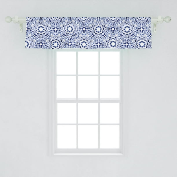 Ambesonne Boho Design Window Valance Curtain for Kitchen Bedroom in 2 Sizes